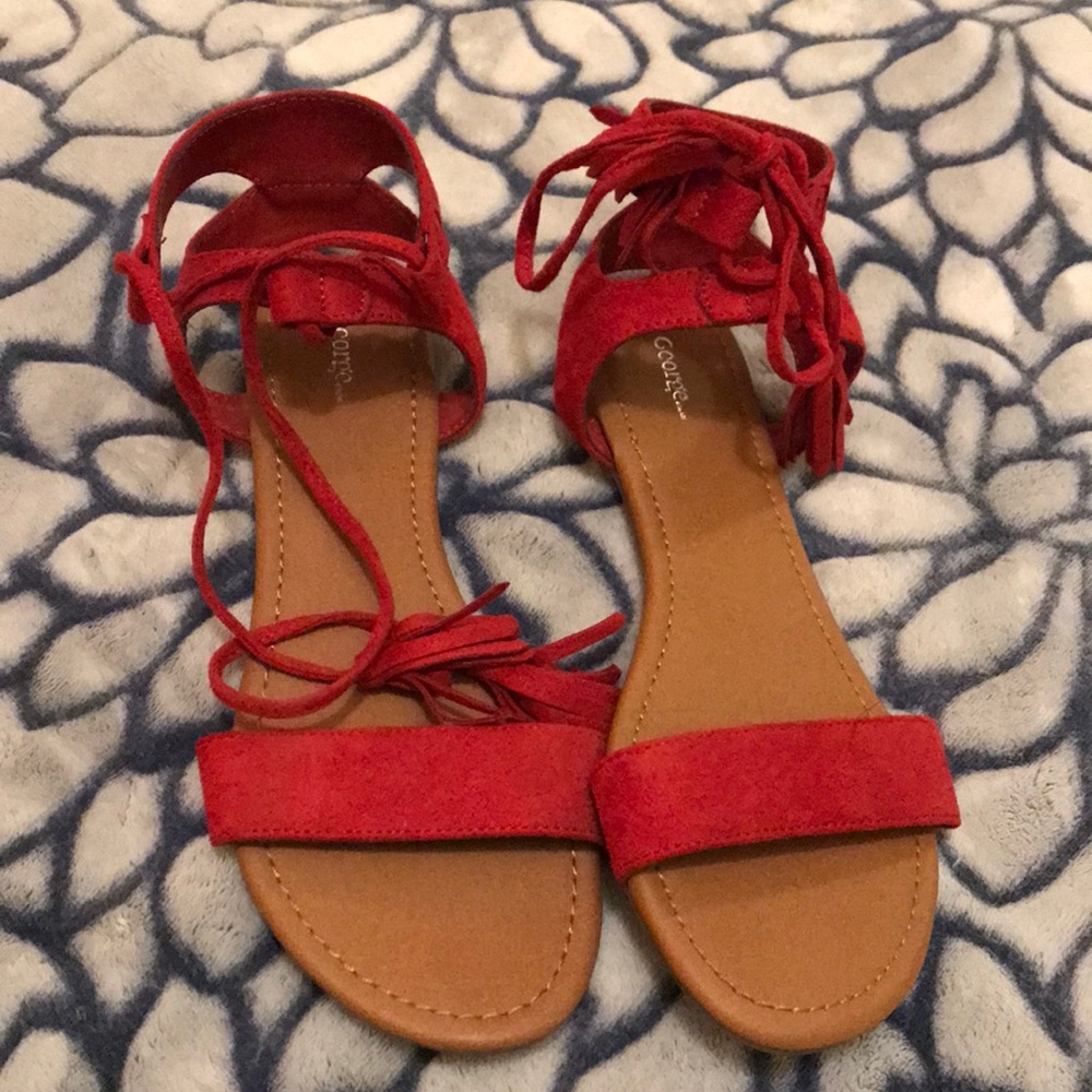 Red Sandals